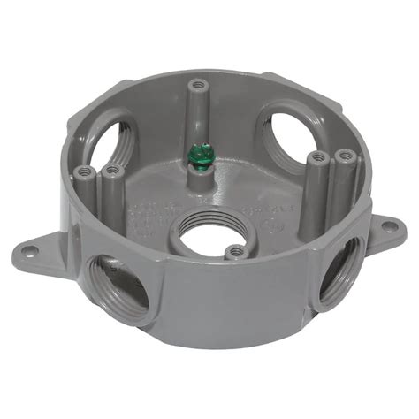 junction box for heavy exterior light|shallow round exterior electrical box.